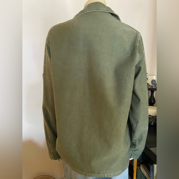 Ralph Lauren Oversized shirt 👕 Olive color/ Size Large. - Picture 5 of 10